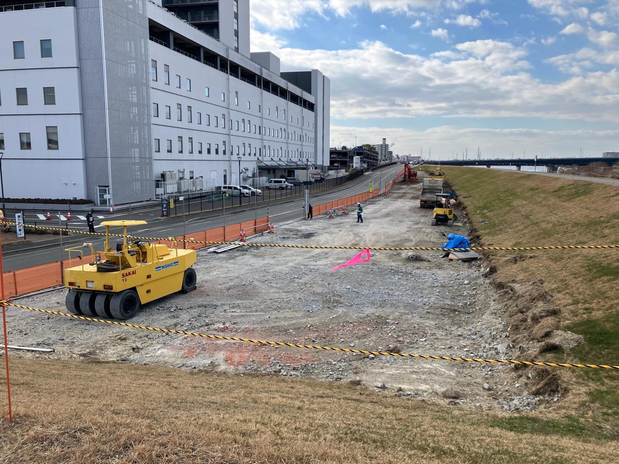 河川敷整備の写真5