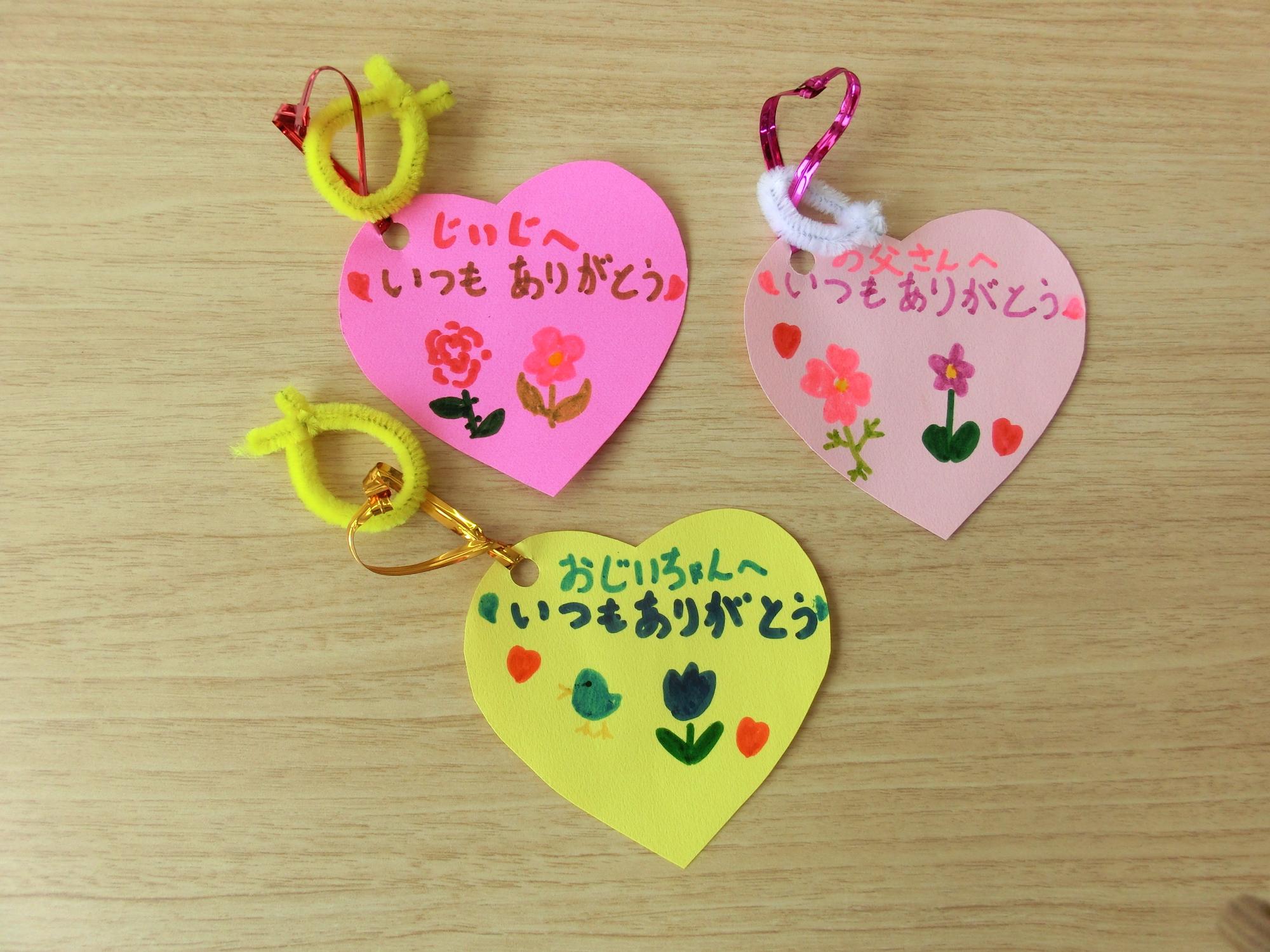 野口公民館　子ども手作りバレンタインの様子