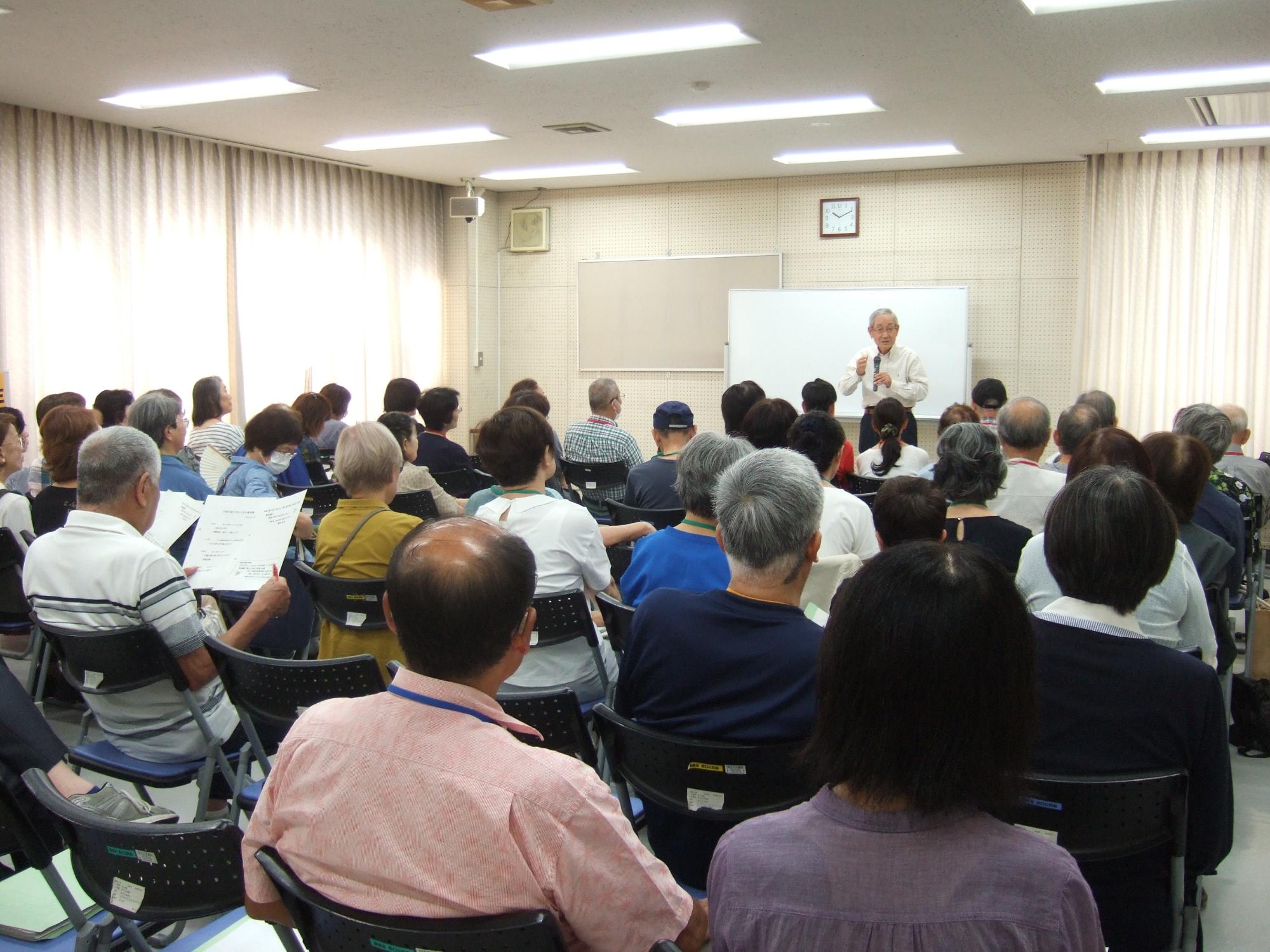 野口ふれあい大学講座の様子