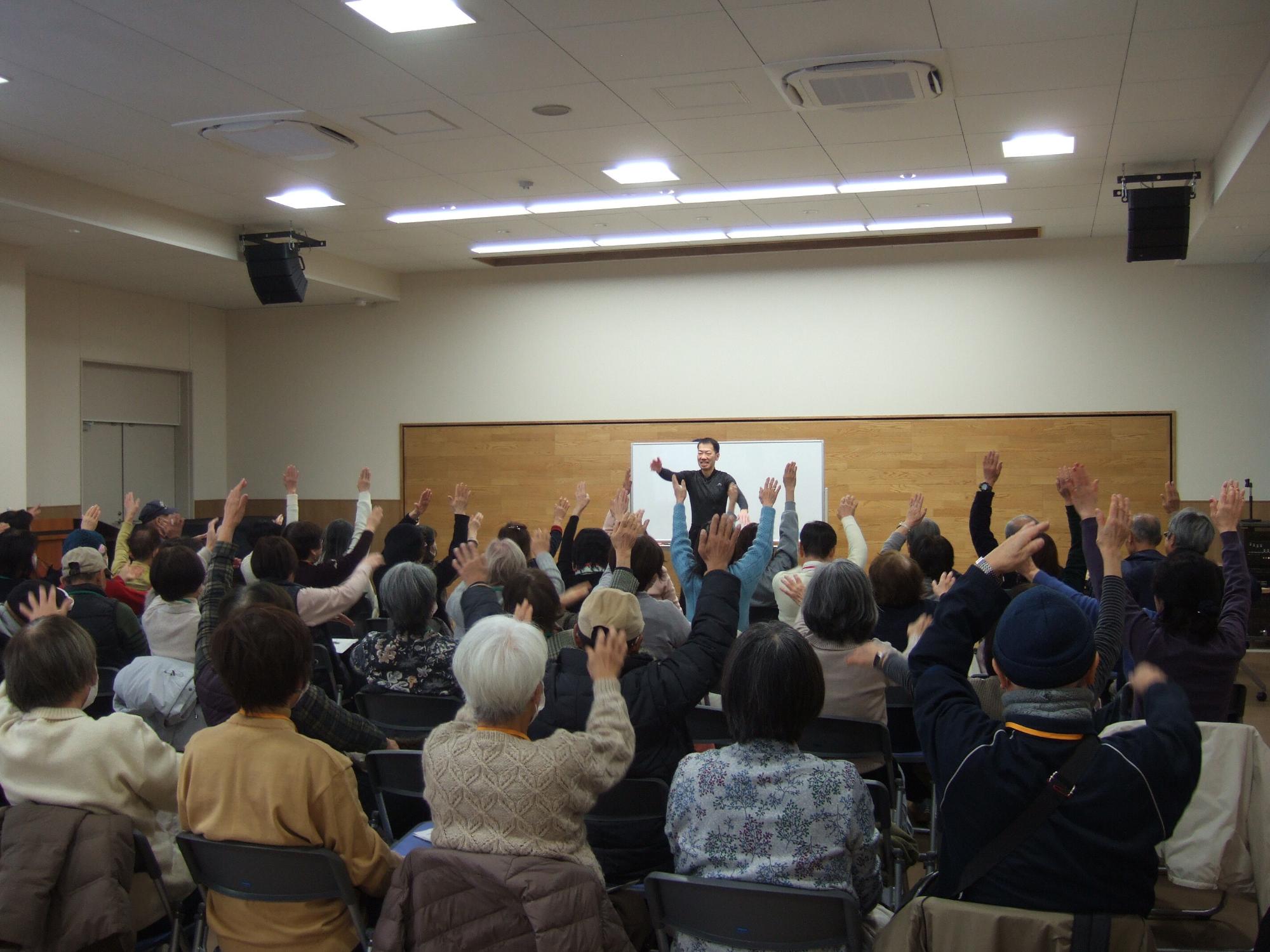 野口ふれあい大学講座の様子