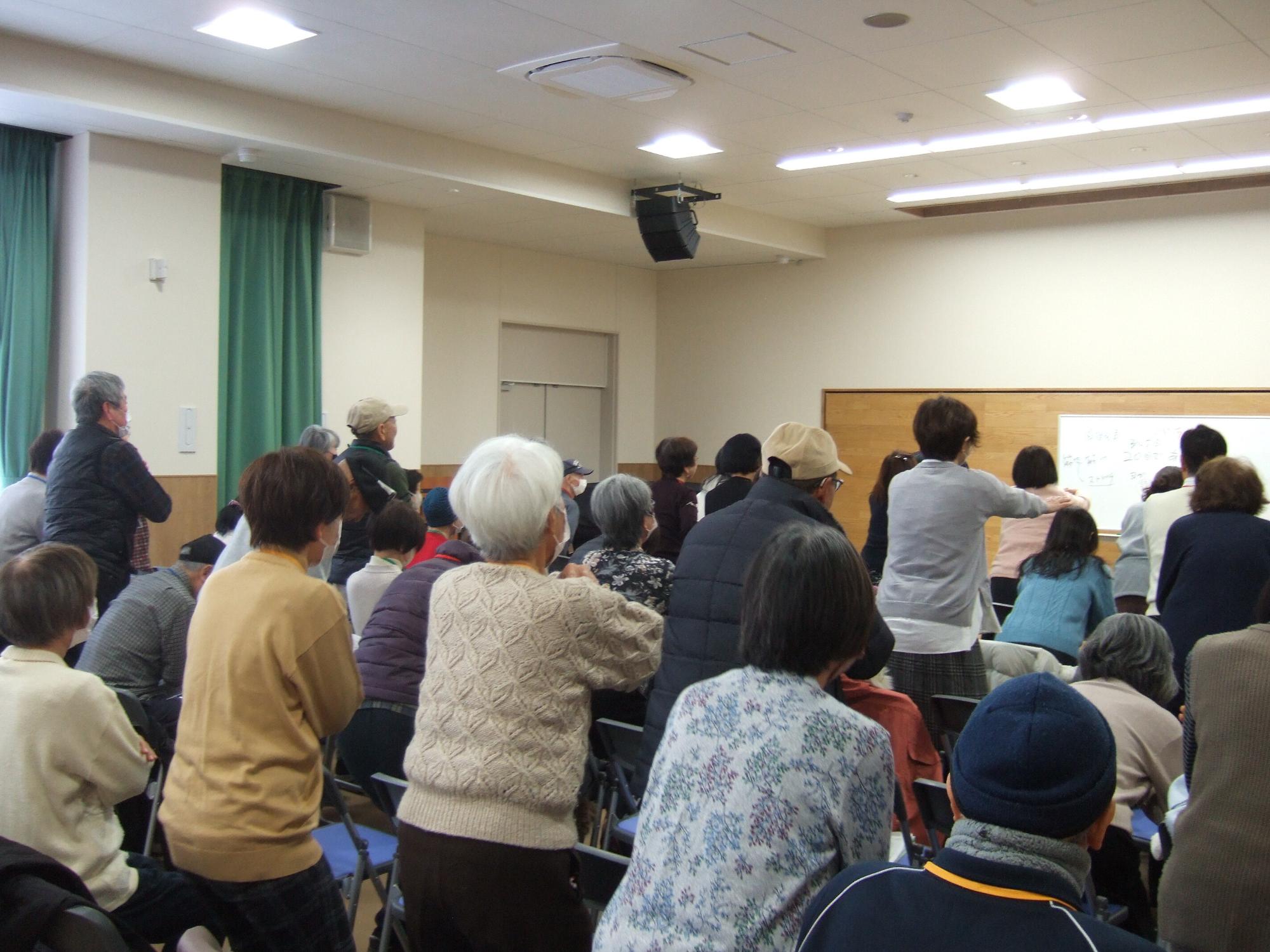 野口ふれあい大学講座の様子