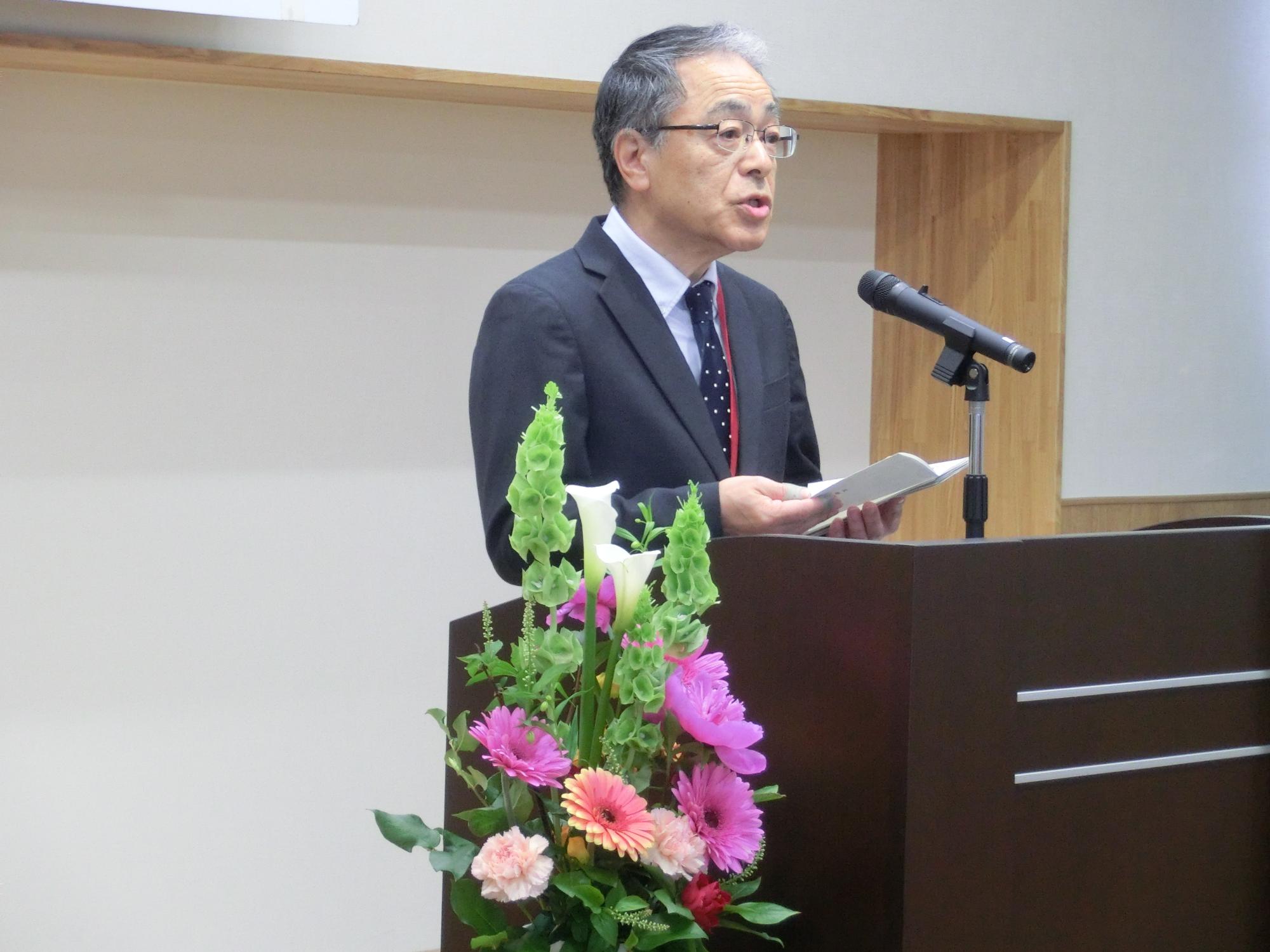 野口ふれあい大学入学式、開講式の様子