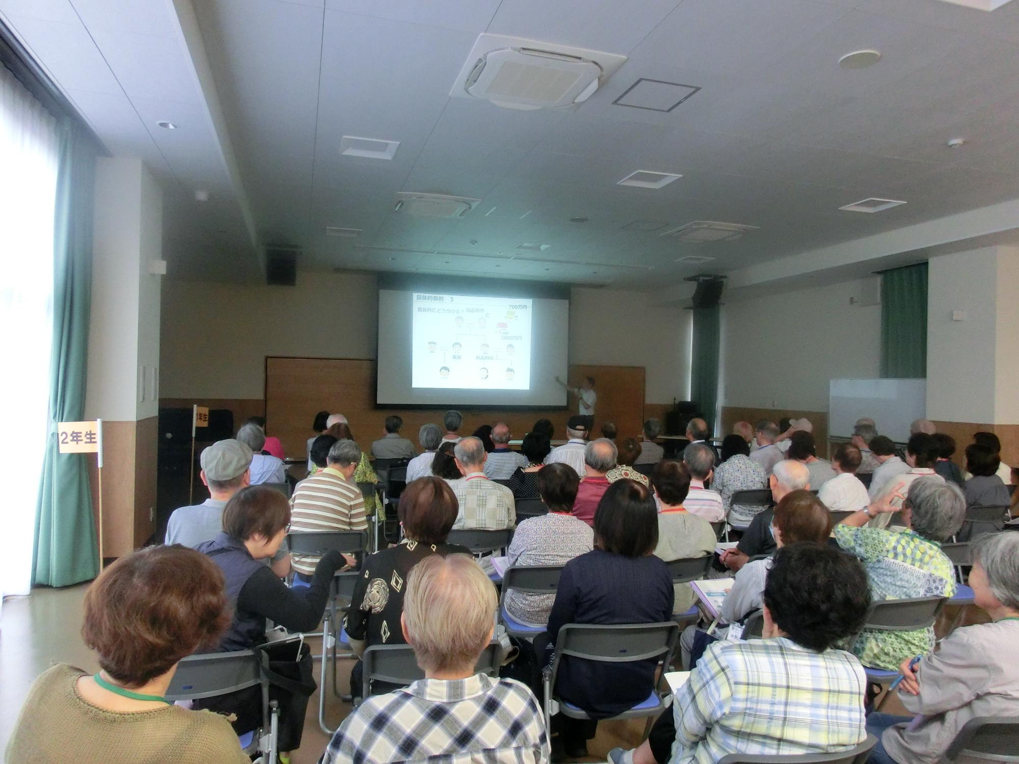 野口ふれあい大学講座の様子
