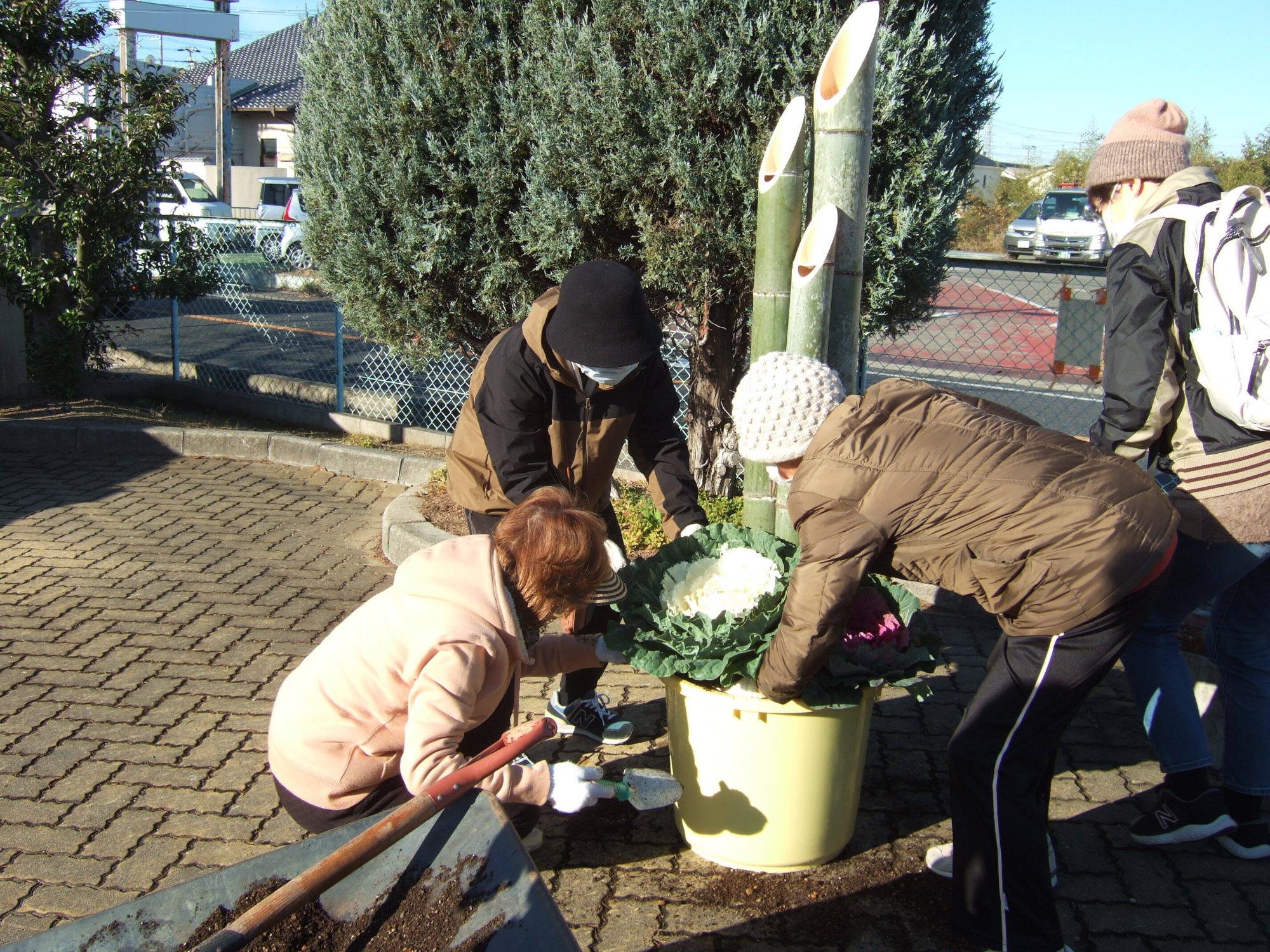 野口ふれあい大学ボランティアの様子