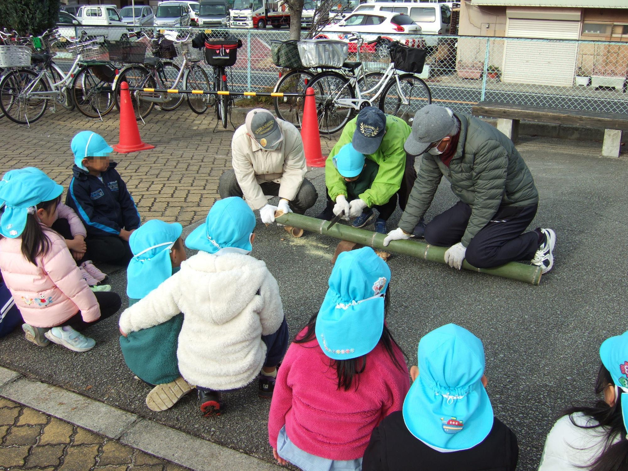 門松づくり
