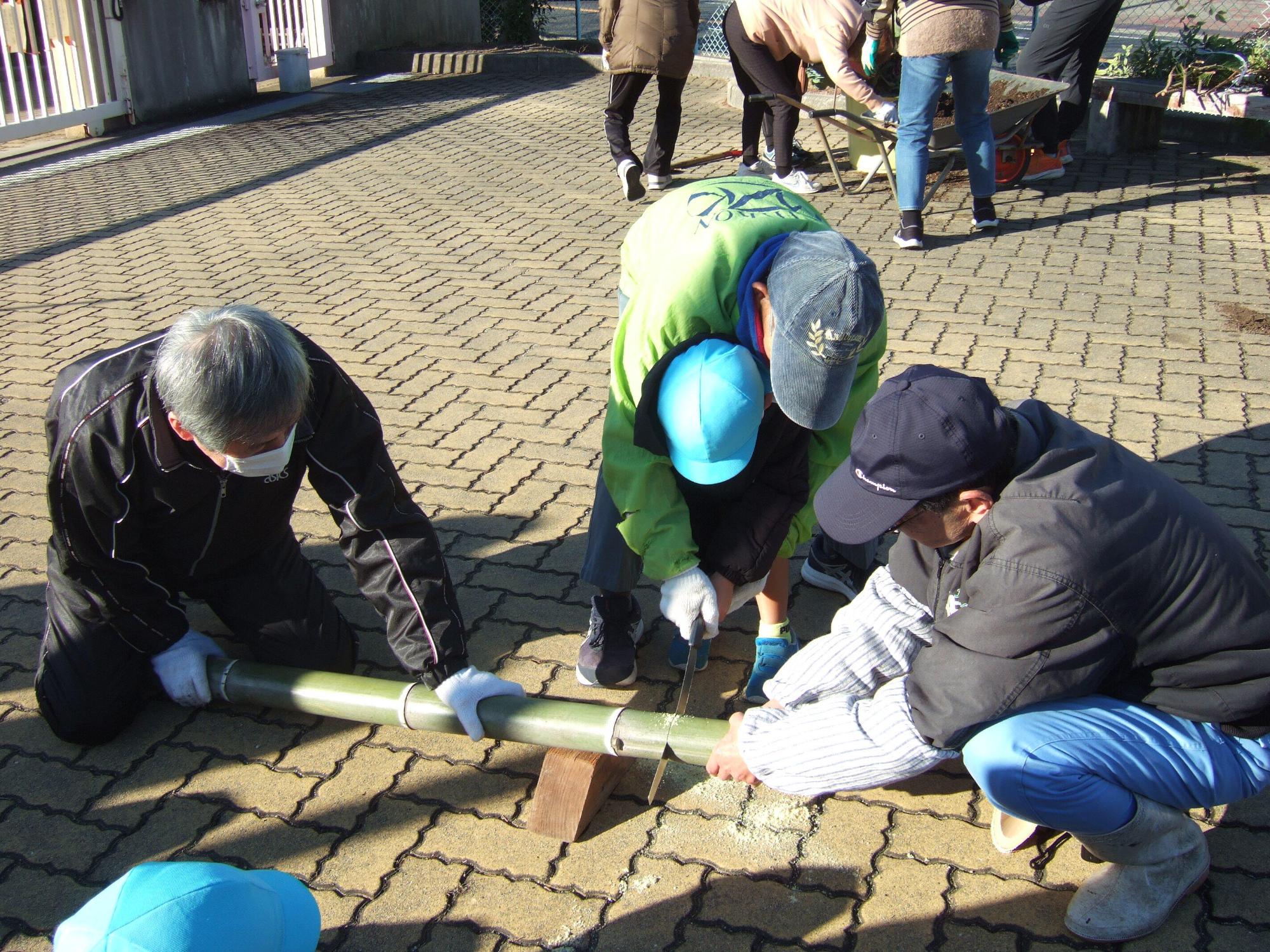 野口ふれあい大学ボランティアの様子