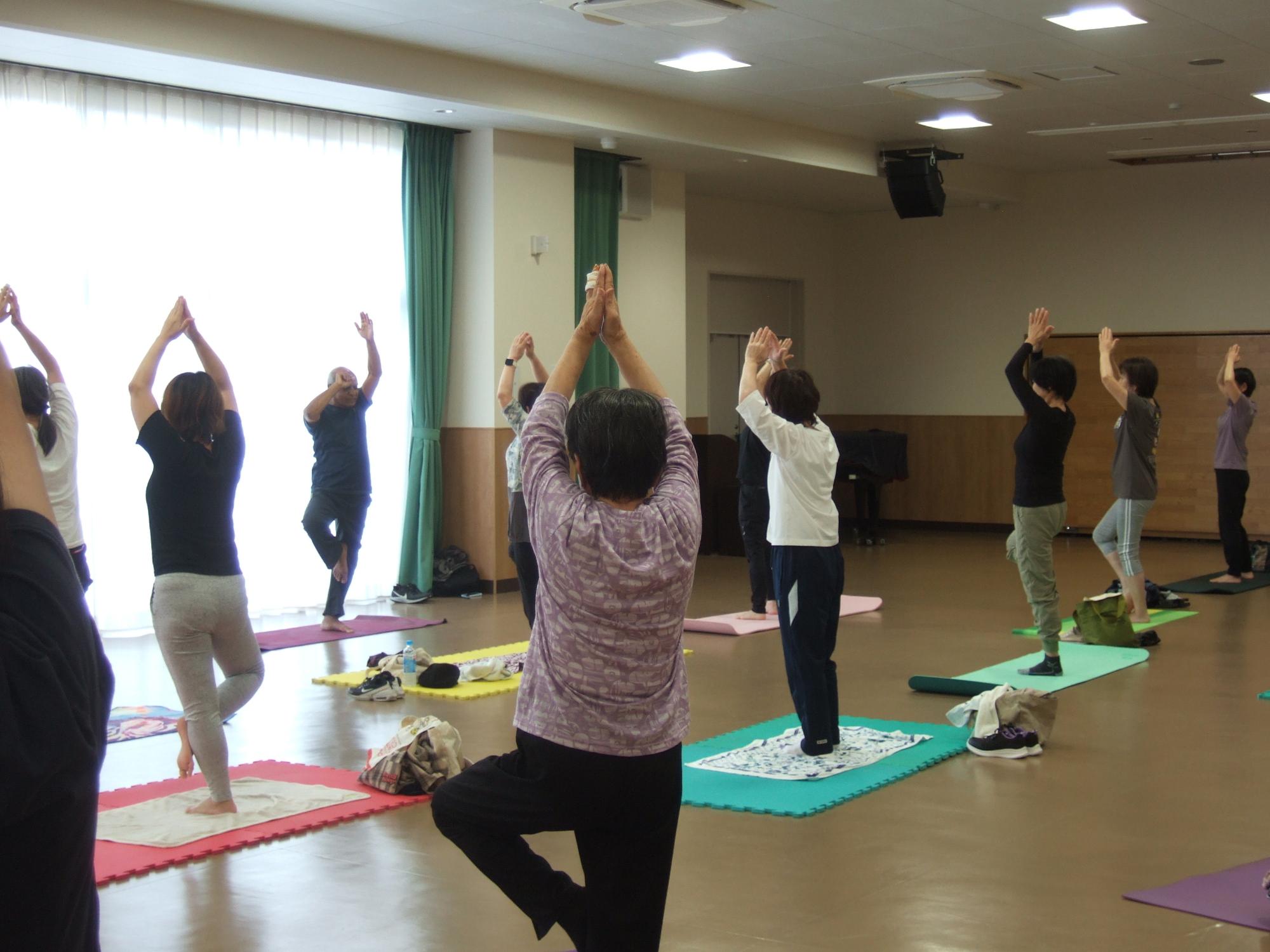 野口公民館　 やさしいインドヨガ