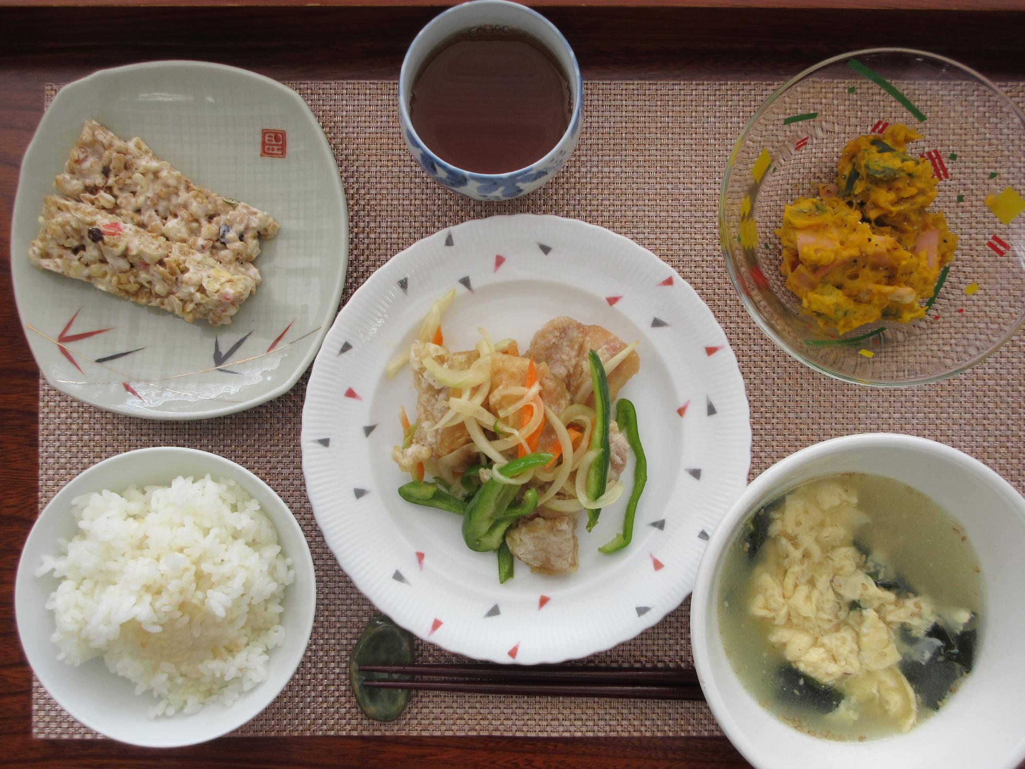 男性料理教室のできあがりのおいしそうなお料理です。