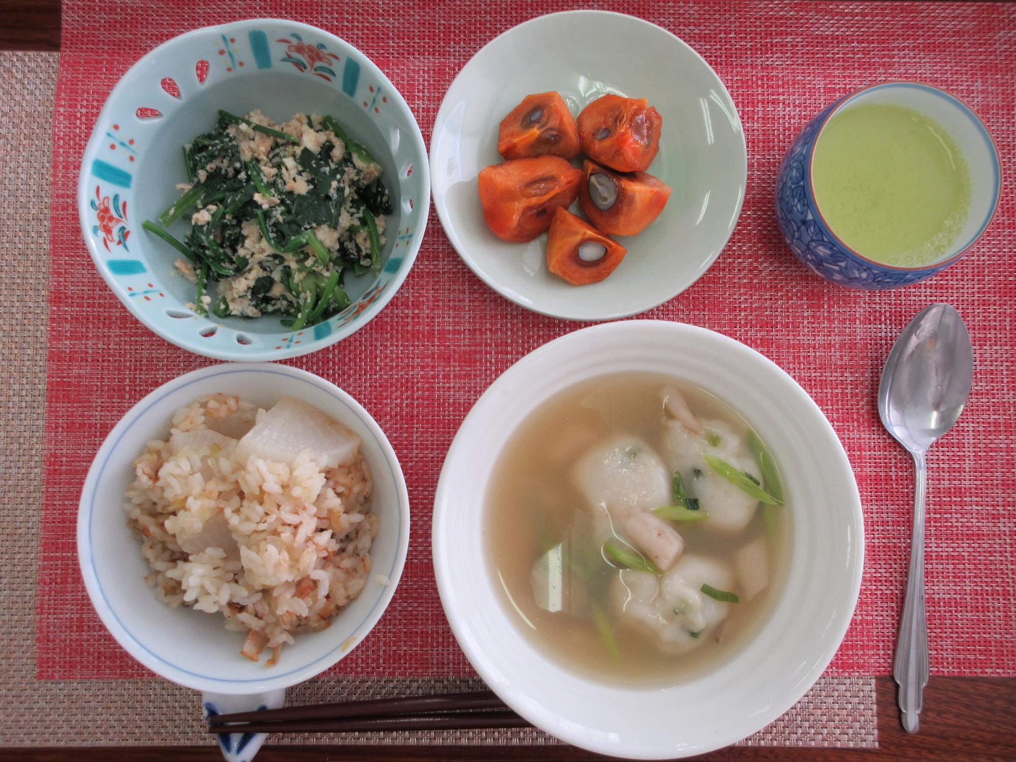 本日の献立できあがりの料理写真