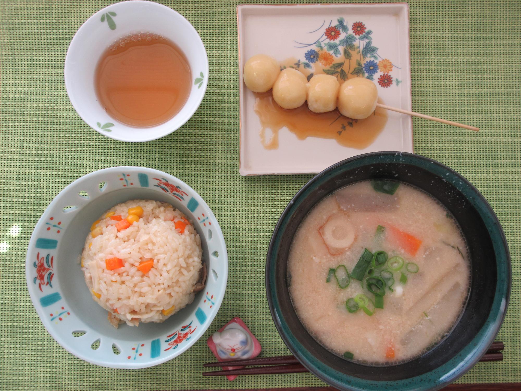 できあがったお料理