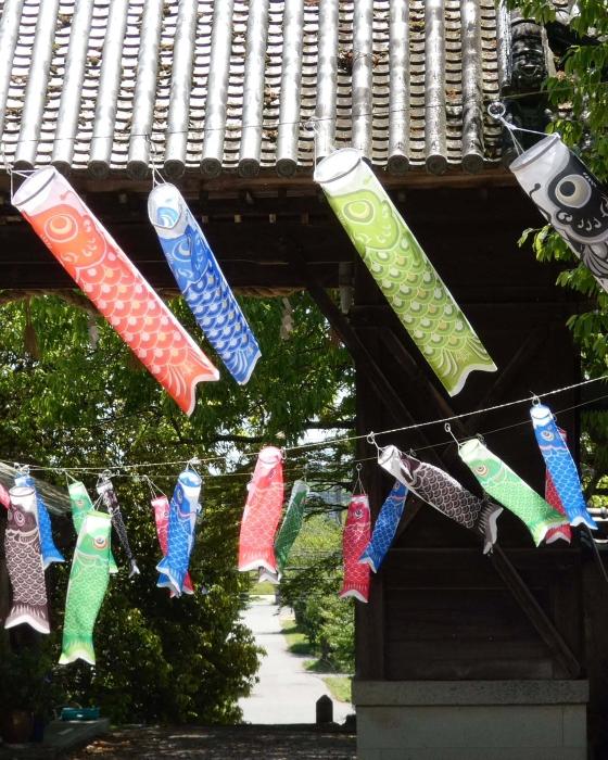 平之荘神社こいのぼり