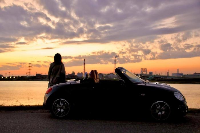加古川の夕暮れ